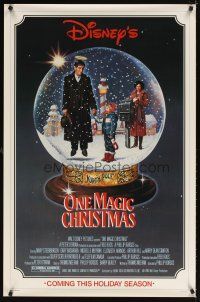 5b508 ONE MAGIC CHRISTMAS advance 1sh '85 Mary Steenburgen, Harry Dean Stanton, Disney, Gadino art!