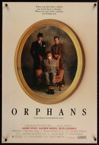 5b509 ORPHANS 1sh '87 directed by Alan Pakula, Albert Finney, Matthew Modine