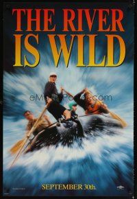 5b596 RIVER WILD teaser 1sh '94 Meryl Streep, Kevin Bacon, David Strathairn, white water rafting!