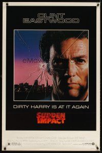 5b689 SUDDEN IMPACT 1sh '83 Clint Eastwood is at it again as Dirty Harry, great image!