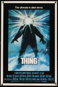 5b713 THING 1sh '82 John Carpenter, sci-fi horror art, ultimate in alien terror!