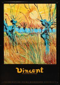 5b768 VINCENT 1sh '88 Van Gogh painting, Willows at Sunset!