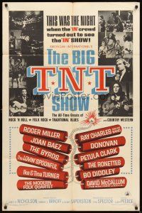 5c062 BIG T.N.T. SHOW 1sh '66 all-star rock & roll, traditional blues, country western & folk rock!