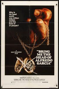 5c086 BRING ME THE HEAD OF ALFREDO GARCIA style A 1sh '74 it's worth one million dollars & 21 lives