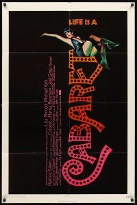 5c099 CABARET 1sh '72 singing & dancing Liza Minnelli in Nazi Germany, directed by Bob Fosse!