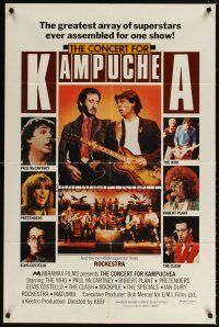 5c139 CONCERT FOR KAMPUCHEA 1sh '81 Paul McCartney, Elvis Costello, The Who, Robert Plant!