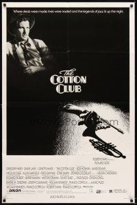 5c143 COTTON CLUB 1sh '84 Francis Ford Coppola, Richard Gere, cool image of tommy gun!