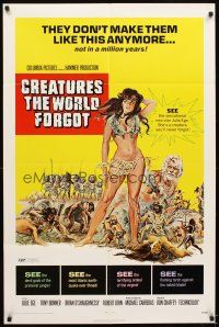 5c148 CREATURES THE WORLD FORGOT 1sh '71 they don't make babes like Julie Ege anymore!