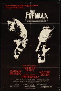 5c244 FORMULA 1sh '80 Marlon Brando, George C. Scott, directed by John G. Avildsen!