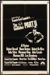 5c278 GODFATHER PART II 1sh '74 Al Pacino in Francis Ford Coppola classic crime sequel!