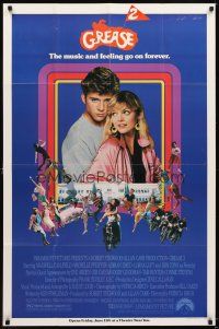 5c289 GREASE 2 advance 1sh '82 Michelle Pfeiffer in her first starring role, Maxwell Caulfield
