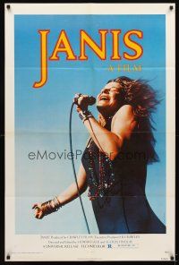 5c372 JANIS 1sh '75 great image of Joplin singing into microphone by Jim Marshall, rock & roll!