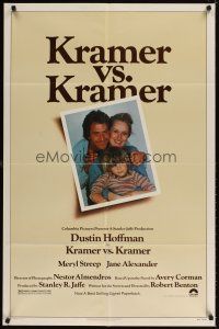 5c394 KRAMER VS. KRAMER 1sh '79 Dustin Hoffman, Meryl Streep, child custody & divorce!
