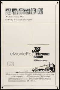 5c409 LAST PICTURE SHOW 1sh '71 Peter Bogdanovich, Jeff Bridges & Cybill Shepherd!