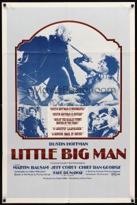 5c430 LITTLE BIG MAN 1sh '71 Dustin Hoffman is the most neglected hero in history, Arthur Penn