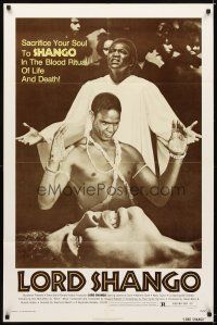 5c439 LORD SHANGO 1sh '75 sacrifice your soul in the blood ritual of life and death!