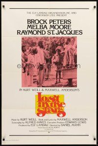 5c442 LOST IN THE STARS int'l 1sh '74 Brock Peters, Melba Moore, Raymond St Jacques!