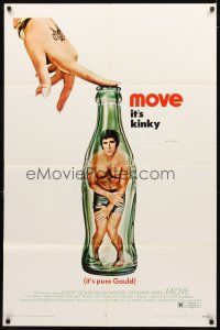 5c512 MOVE 1sh '70 best Elliott Gould in Coke bottle art, it's got a lot to give & it's kinky!