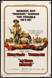 5c520 MY NAME IS NOBODY 1sh '74 Il Mio nome e Nessuno, Henry Fonda, Terence Hill