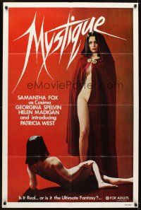 5c522 MYSTIQUE 1sh '79 art of sexy near-naked Samantha Fox as Cosima in the ultimate fantasy!