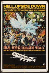 5c593 POSEIDON ADVENTURE int'l 1sh '72 if you've only seen it once, you haven't seen it all!
