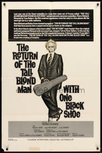 5c632 RETURN OF TALL BLOND MAN WITH ONE BLACK SHOE 1sh '74 Le retour du grand blond, Zizer art!
