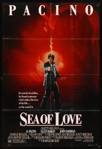 5c697 SEA OF LOVE 1sh '89 Ellen Barkin is either the love of Al Pacino's life or the end!