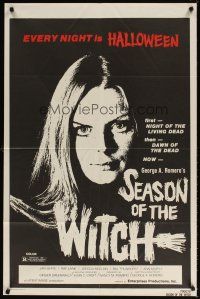 5c698 SEASON OF THE WITCH 1sh 1979 George Romero, every night is Halloween, different!