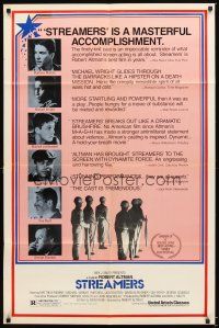 5c796 STREAMERS 1sh '83 Robert Altman, Matthew Modine, Michael Wright, gays in Vietnam!