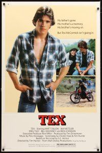 5c844 TEX 1sh '82 young Matt Dillon, Meg Tilly & Emilio Estevez, from S.E. Hinton's novel!