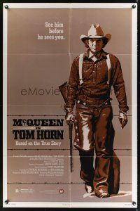 5c874 TOM HORN 1sh '80 they couldn't bring enough men to bring Steve McQueen down!