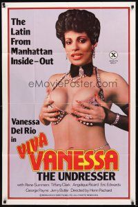 5c940 VIVA VANESSA 1sh '84 sexy Vanessa Del Rio is the Latin from Manhattan, x-rated!