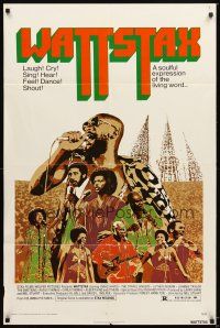 5c957 WATTSTAX 1sh '73 Isaac Hayes & 100,000 brothers & sisters turn on to being black!