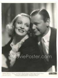 5d137 ANGEL 7.75x10 still '37 romantic close up of Herbert Marshall & Marlene Dietrich!