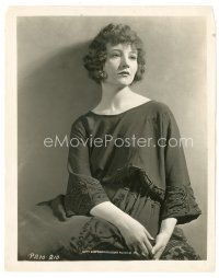 5d177 BETTY COMPSON 8x10 still '20s full-length portrait of the pretty actress looking sad!
