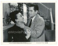 5d187 BIG HEAT 8x10 still '53 close up of Glenn Ford choking woman, Fritz Lang noir!