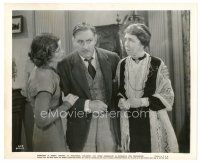 5d191 BILL OF DIVORCEMENT 8x10 still R44 John Barrymore between Katharine Hepburn & old woman!