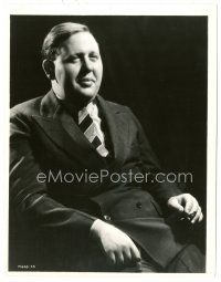 5d227 CHARLES LAUGHTON 8x10 key book still '30s super young seated portrait wearing suit & tie!