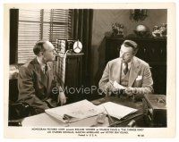 5d238 CHINESE RING 8x10 still '48 Roland Winters as Asian detective Charlie Chan with man at desk!
