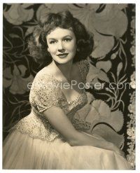 5d328 DOROTHY COMINGORE 7.25x9 still '41 close up wearing cool dress by Ernest A. Bachrach!