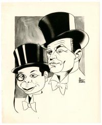 5d345 EDGAR BERGEN/CHARLIE MCCARTHY 8x10 still '30s wonderful ventriloquist art by Al Bergstrom!
