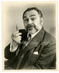 5d347 EDWARD G. ROBINSON 8x10 still '63 geat close portrait holding cigar from The Prize!