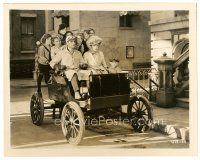5d377 FLORODORA GIRL 8x10 still '30 Marion Davies & Lawrence Gray take all their kids for car ride