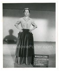 5d388 FRIENDLY PERSUASION 8x10 still '56 wardrobe test shot of Dorothy McGuire in Eliza costume!