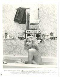 5d025 GLORIA GRAHAME 8x10 still '79 c/u soaking in warm tub in nightgown from Head Over Heels!