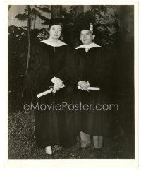 5d418 GREER GARSON 8x10 still '47 given her college degree by Philippines high commissioner!