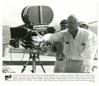 5d470 IN HARM'S WAY candid deluxe 8x9.25 still '65 great c/u of director Otto Preminger by camera!