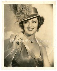 5d475 INEZ COURTNEY 8x10 still '36 smiling close up in uniform with cool hat from Suzy!
