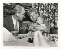 5d497 JAMES STEWART/SHELLEY WINTERS 8x10 still '53 he eats lunch with her & her baby daughter!