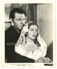 5d500 JANE EYRE 8x10 still '44 Orson Welles as Edward Rochester holding Joan Fontaine as Jane!